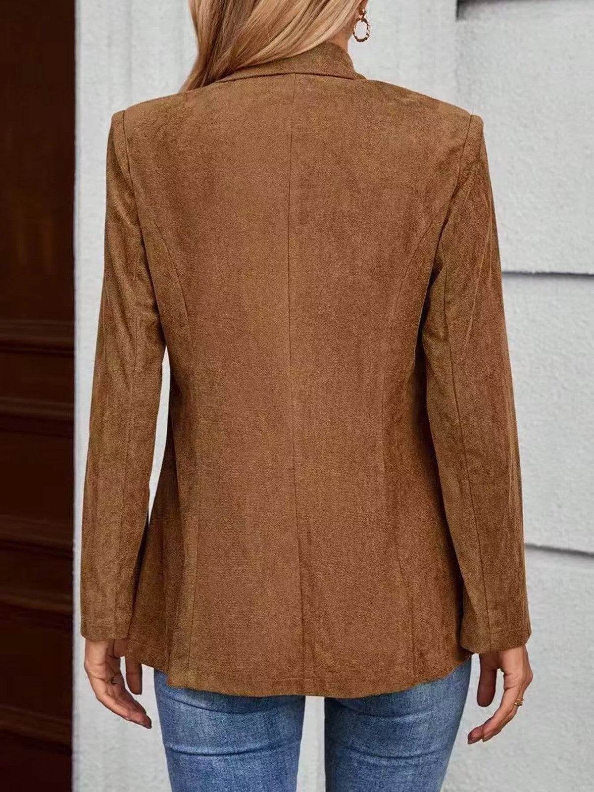 ️ Blazer con Rever e Chiusura a Singolo Bottone